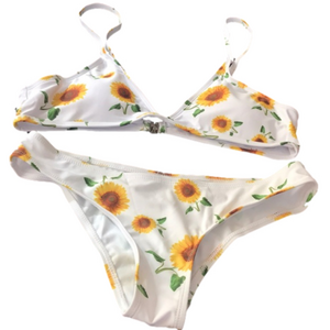 NWOT sunflower bikini